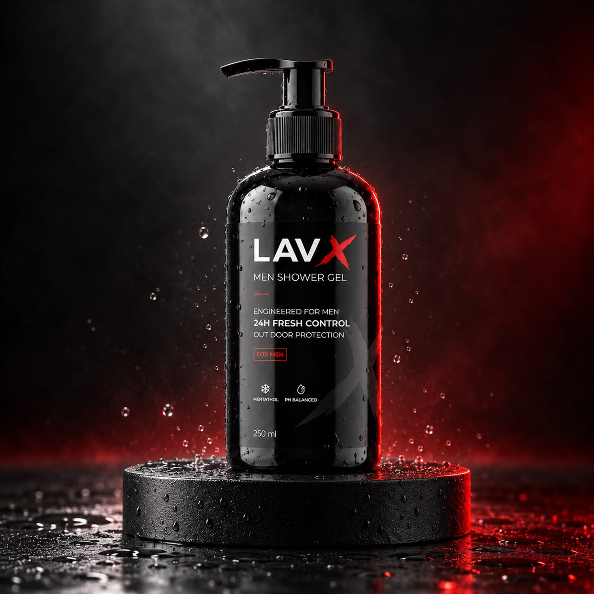 LAVX Men Shower Gel — تنظيف عميق وانتعاش حقيقي