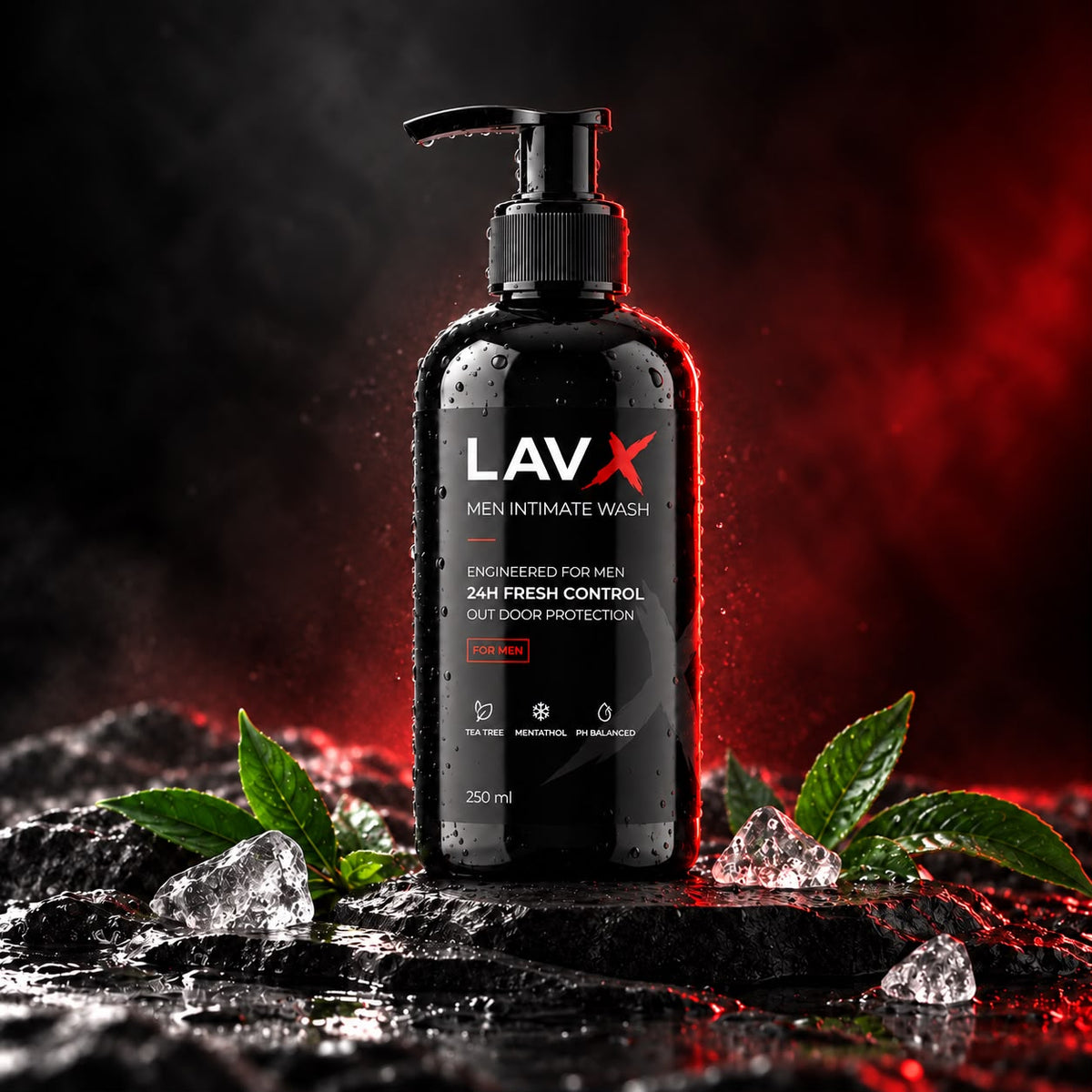 LAVX Men Intimate Wash — حماية يومية للمناطق الحساسة