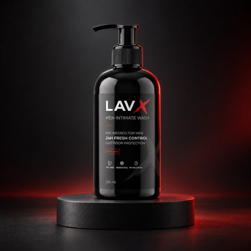 LAVX Men Intimate Wash — حماية يومية للمناطق الحساسة