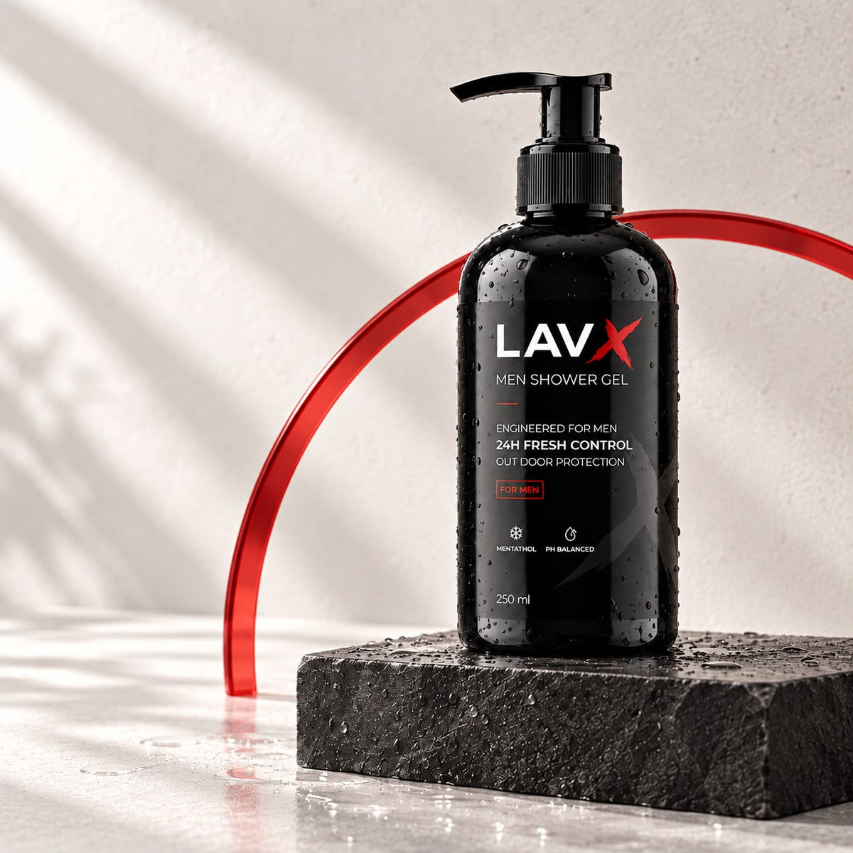 LAVX Men Shower Gel — تنظيف عميق وانتعاش حقيقي